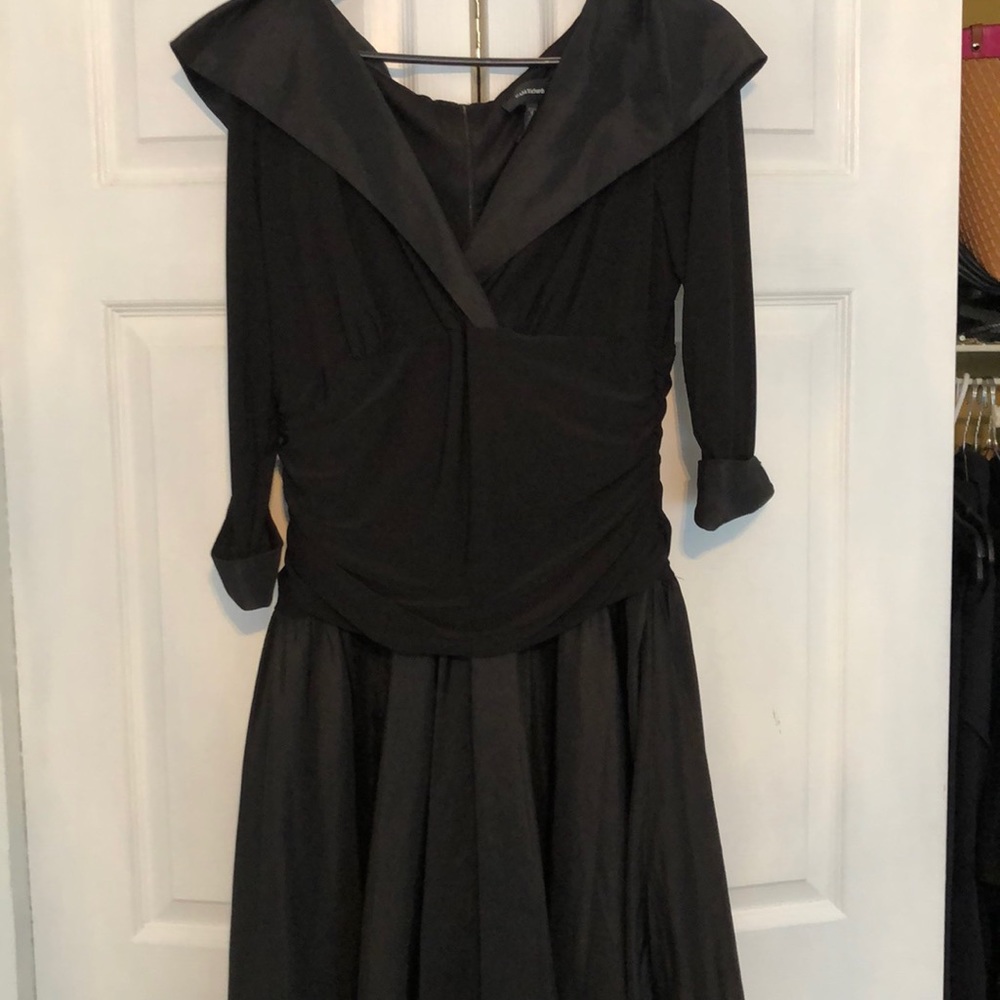 Black evening vintage inspired dress